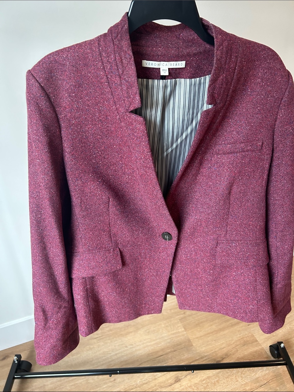 Veronica Beard Maroon Sz 16